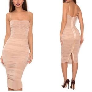 House of CB Nude Maxi Dress